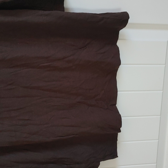 LIQUID X. Greenish black long sleeves hoodie light sweater size Small - Picture 5 of 7